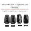 ABS Car Key Cover Case for Toyota RAV4 Corolla Hilux Fortuner Land Cruiser Camry Crown - Durable Keychain Accessories