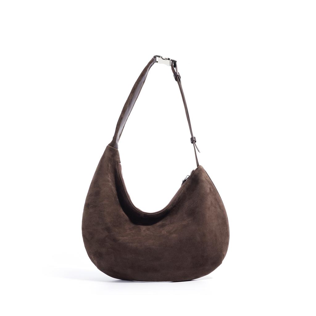 2025 новая простая овчина первый слой анти-бархат не выцветающая нишевый дизайн большая вместимость сумка через плечо сумка-мессенджер женская сумка