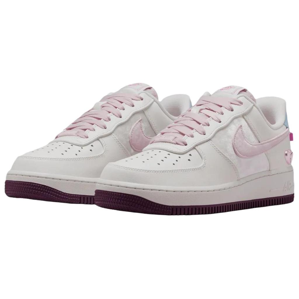 Nike Кроссовки Air Force 1 ко Дню святого Валентина 2026 Женские Кремовый Парус Ил-Красный IQ4937-161