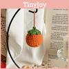 Креативный вязаный кулон в виде хурмы, арахисового цветка и клубники для украшения сумки