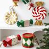 Металлическое рождественское украшение Железная подарочная коробка/Конфета/Барабан Подвесные украшения для рождественской елки Праздничный декор для вечеринки
