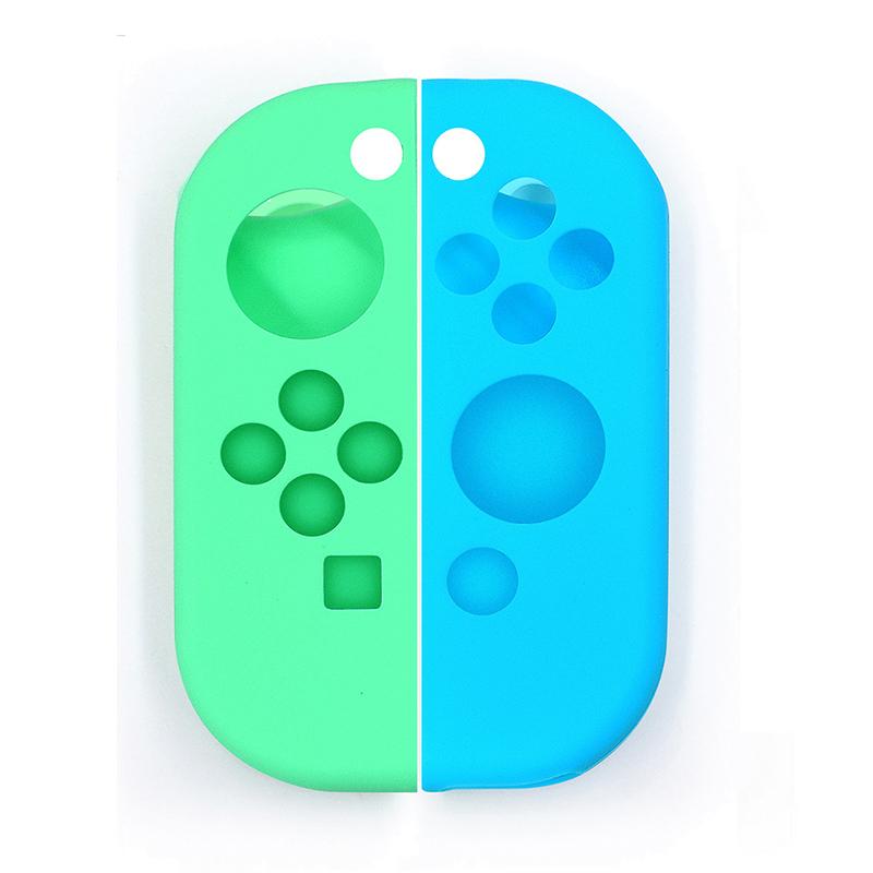 For Switch Controller Case For NS Joycon Cover Skin Replacement Handle Silicone Case With Thumb Grip For Nintendo Switch