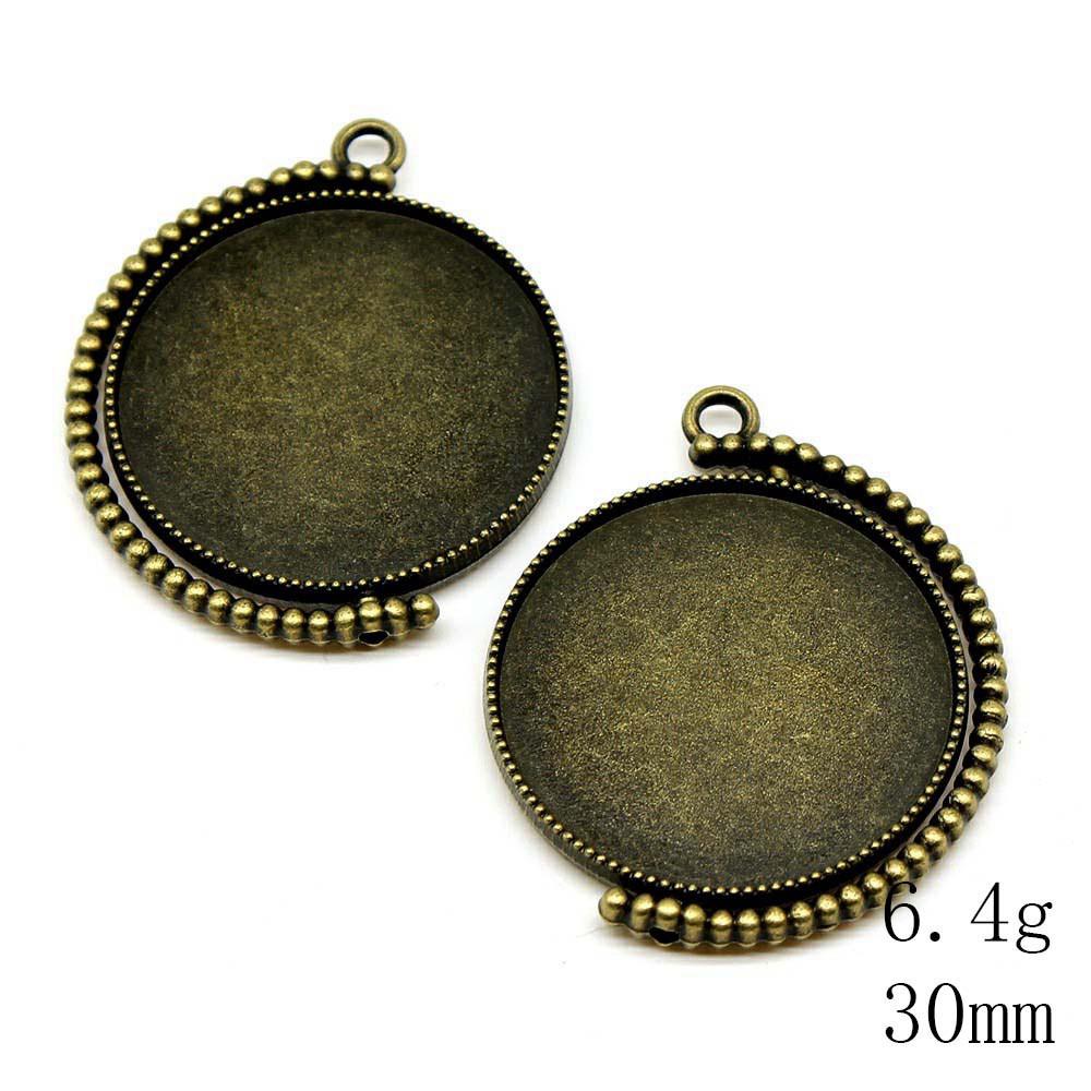 Аксессуары на Новый год Подходят для круглого стеклянного кабошона 30-35 мм Основа-подложка Аксессуары Запчасти Сувенирные детали для аксессуаров