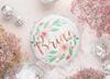 Bride Foil Balloon Flowers 45cm, White 1 pc