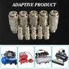 5Pcs EU Type Pneumatic Quick Fitting Connector PM20 SM20 With G1/4 BSP Male Thread For Air Compressor