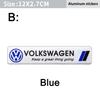 T28Volkswagen Series Aluminum Badge Car Body Stickers Decals Accessories For VW GTI Polo Golf Passat Tiguan T-ROC Arteon Jetta MK6