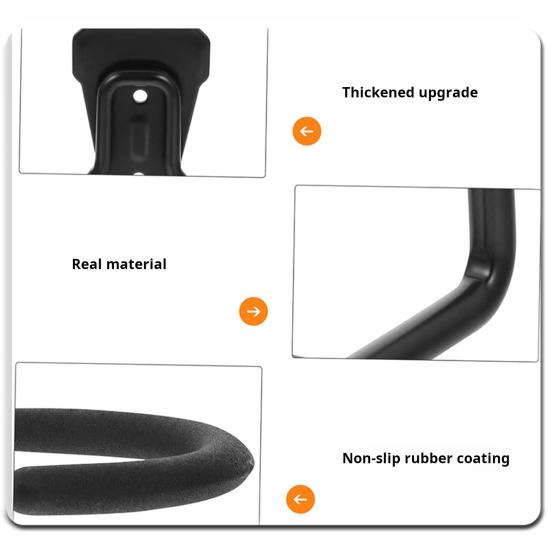 1 шт./2 шт. стойка для велосипеда настенный держатель для велосипеда в помещении вешалка для горного велосипеда крючок для хранения велосипеда стойка для потолка гаража