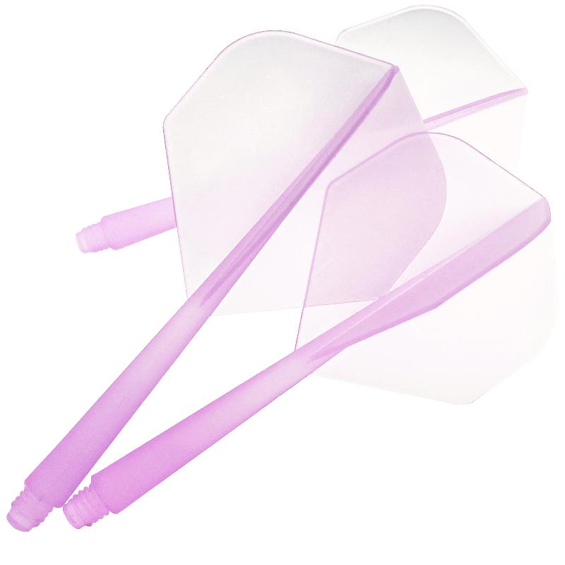 75% Transparent 2BA Darts 3Pcs Anti-Drop L-Shape Flight Lightweight Portable Darts for Friends Gathering Indoor Game