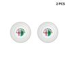 1/2/4Pcs Luminous Shock Absorber Car Door Silicone Anti Shock Pad For Alfa Romeo Giulia Stelvio Junior Tonale 33 Stradale 4C Giu