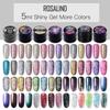5ml Glitter Gel Nail Polish Shiny Platinum Nail Gel Nails Art Shiny Rainbow Gel For Manicure Design