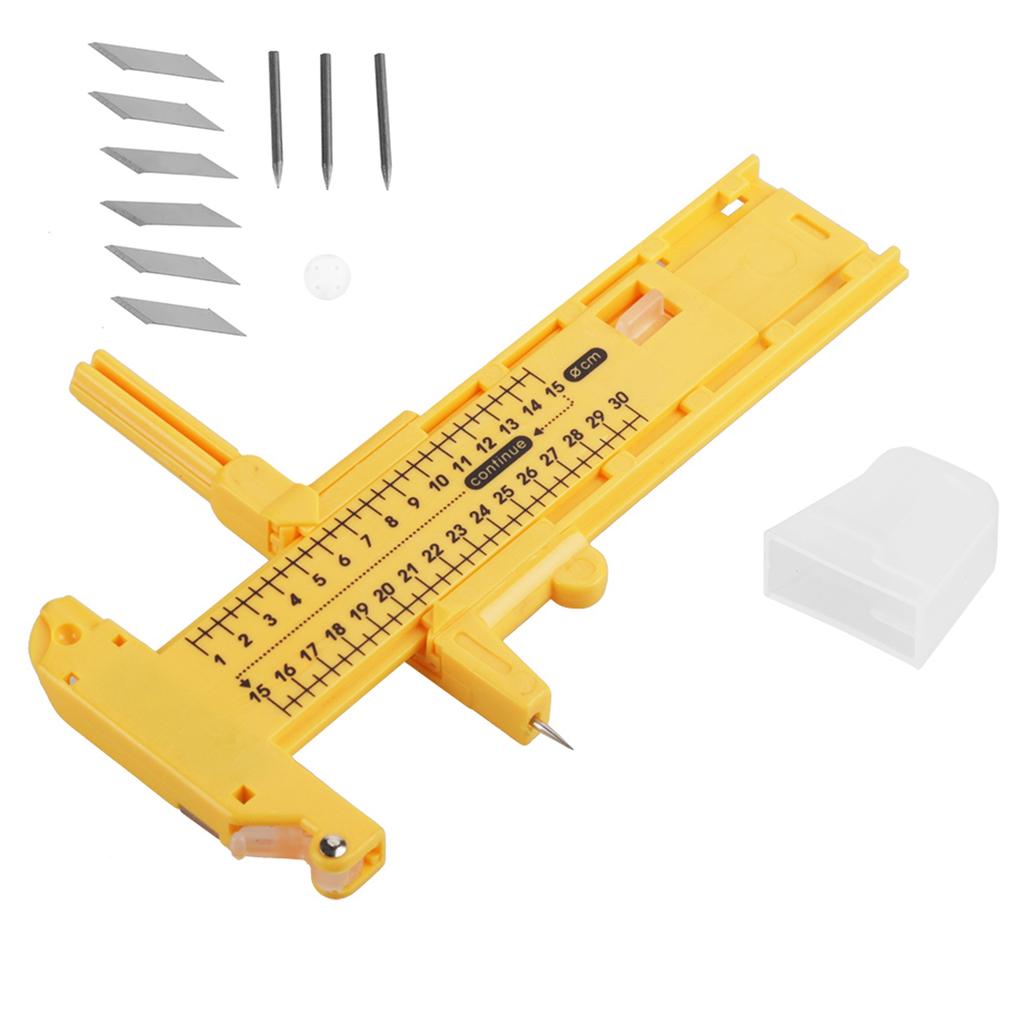 Rotary Compass Circle Cutter Paper Cardboard Rubber Leather Art Craft Tool