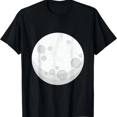 Луна - Костюм для пар Солнце и Лунное Затмение Футболка