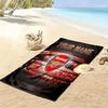 Arsenal F Custom Name Print Beach Towel, Large Soft Quick Dry Towel for Beach Camping Swimming