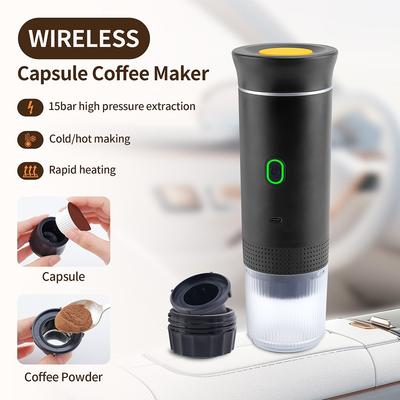 15 бар Многофункциональная кофеварка высокого давления с функцией экстракции, 3-в-1 эспрессо-машина, капсульная кофемашина для приготовления холодного/горячего кофе