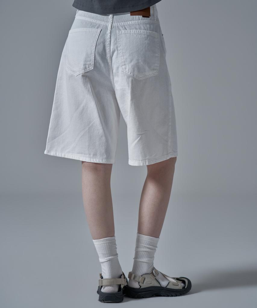 WAARFORWOMAN W1134 Cotton Shorts_White