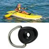 10Pcs Kayak Fishing Riggings D Rings With Screws Elastics Rope Pull Buckles Fishing Boats Hardware Kayak Accessories