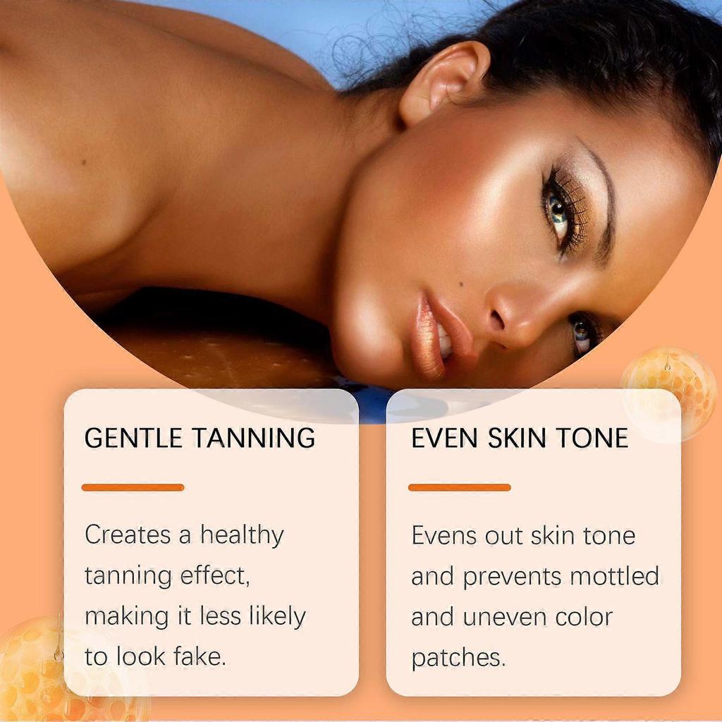 Ouhoe Tanning Essence Is A Natural And Even Skin Care Essence For Summer Outdoor Body Care, Helping To Achieve Sun Exposure And Moisturizing