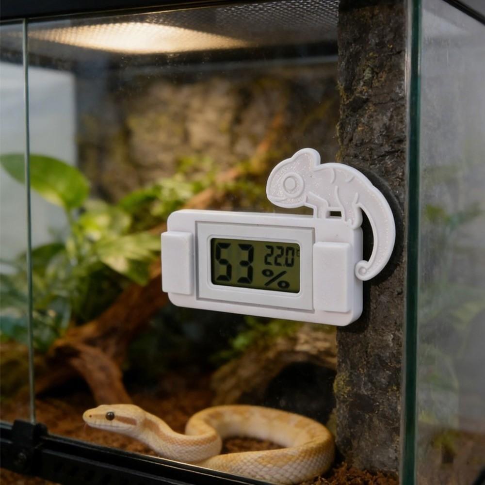 High Accurately Reptile Thermometer Magnetic Thermometer Hygrometer Feeding Tank