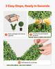 Artificial Topiary Bunny-Shape Boxwood Ball, 2 Set 914mm Faux Boxwood Plant Balls, Fake Silk Tree Look Real, Easy Assembly for Decor Front Porch