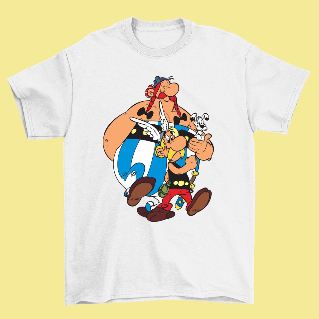 Asterix Obelix Cartoon Movie T-Shirt Unisex Men Woman Tee Size S to 4XL
