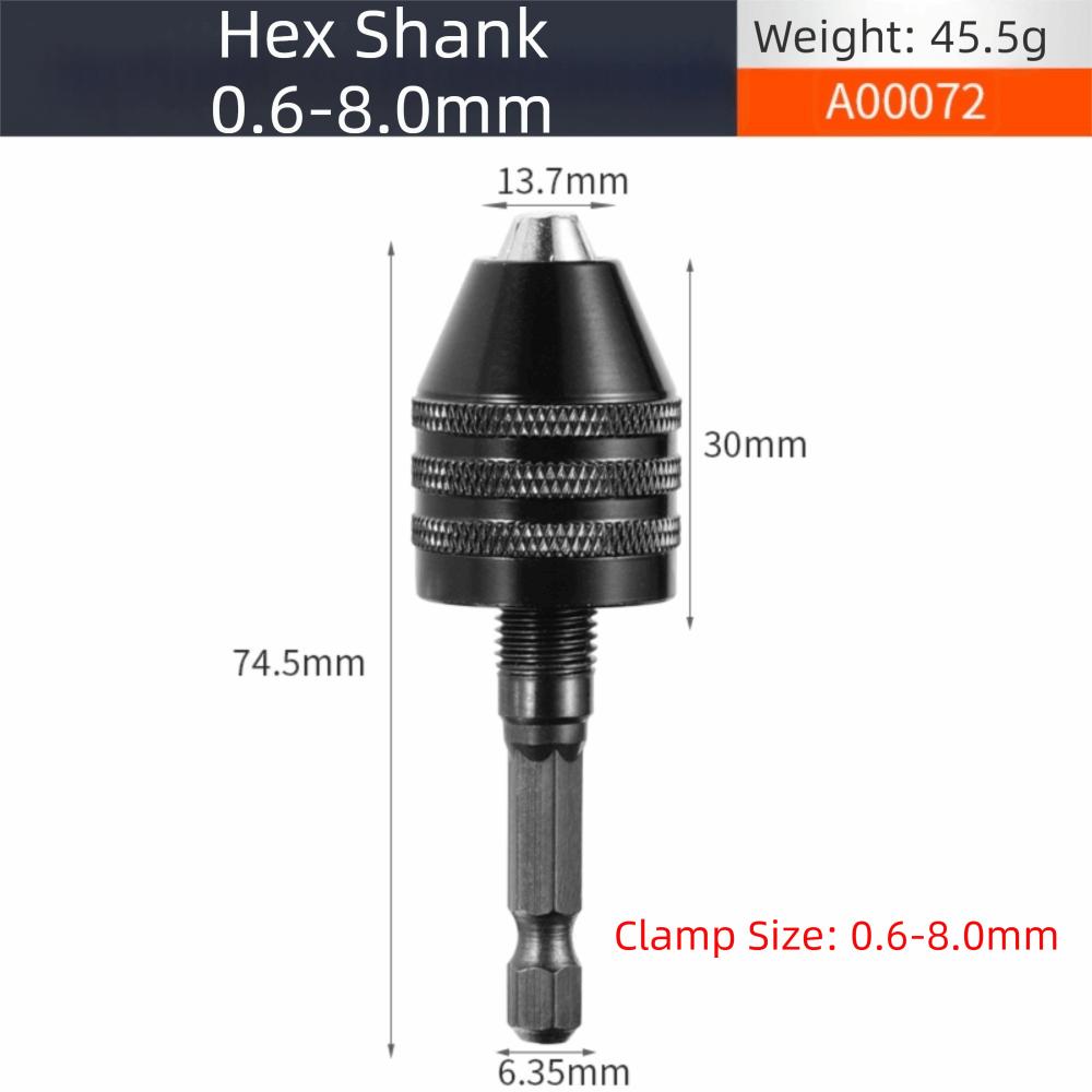 Hexagonal Shank Hex Shank Drill Bits Adapter Quickly Replace Hex Shank Connector Woodworking