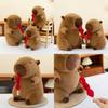 Stretchable Capybara Plush Animal Doll With Soft Fabric For Creative Play