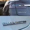 3D ABS Logo DUAL Motor SPACEX Letters Nameplate Car Emblem Rear Trunk Badge Decal Sticker For Tesla Model 3 Y S X Accessories