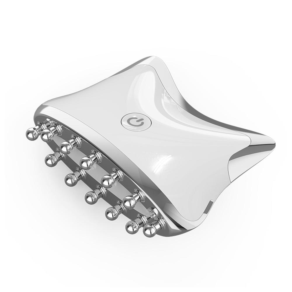 EMS микротоковая светодиодная лампа Guasha, лифтинг лица, шеи, тела, против морщин, красота, расслабляющий массажер для головы, устройство для омоложения кожи