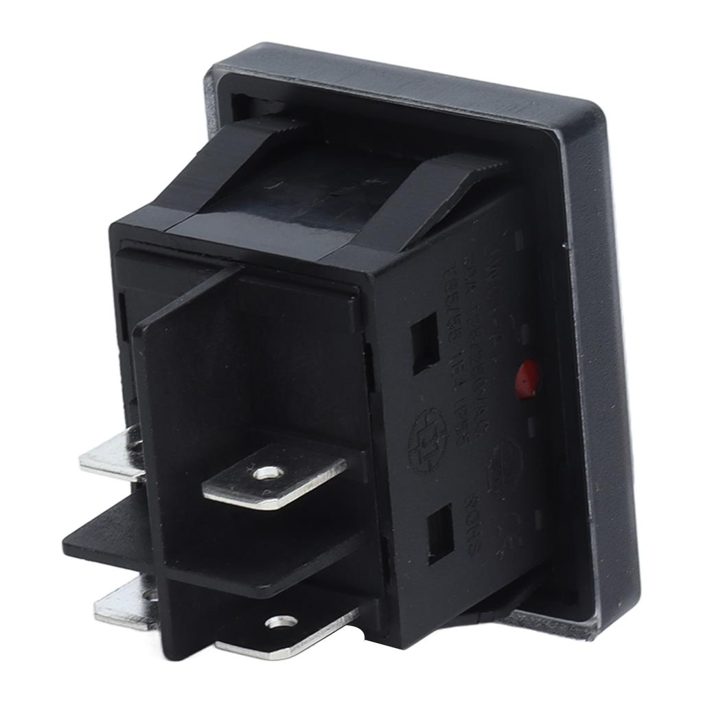 Переключатель рокер 4Pin ABS с водонепроницаемым чехлом аксессуар 125250VAC для оборудования