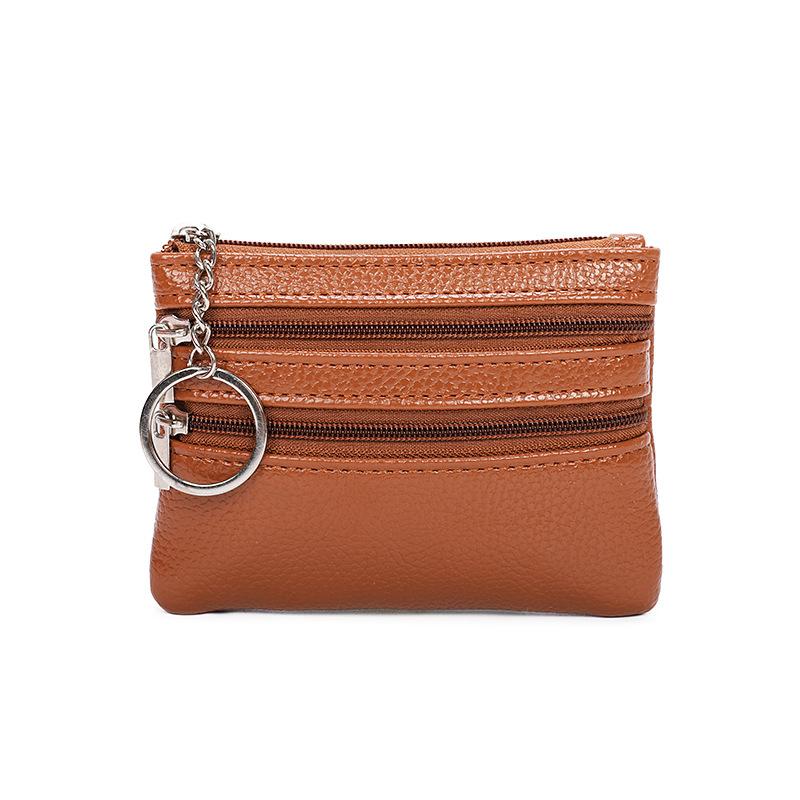 Женский кожаный кошелек для монет