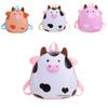 Kids Girl Backpack Pvc Twin Shoulder With Animal Graphic For School And Daycare