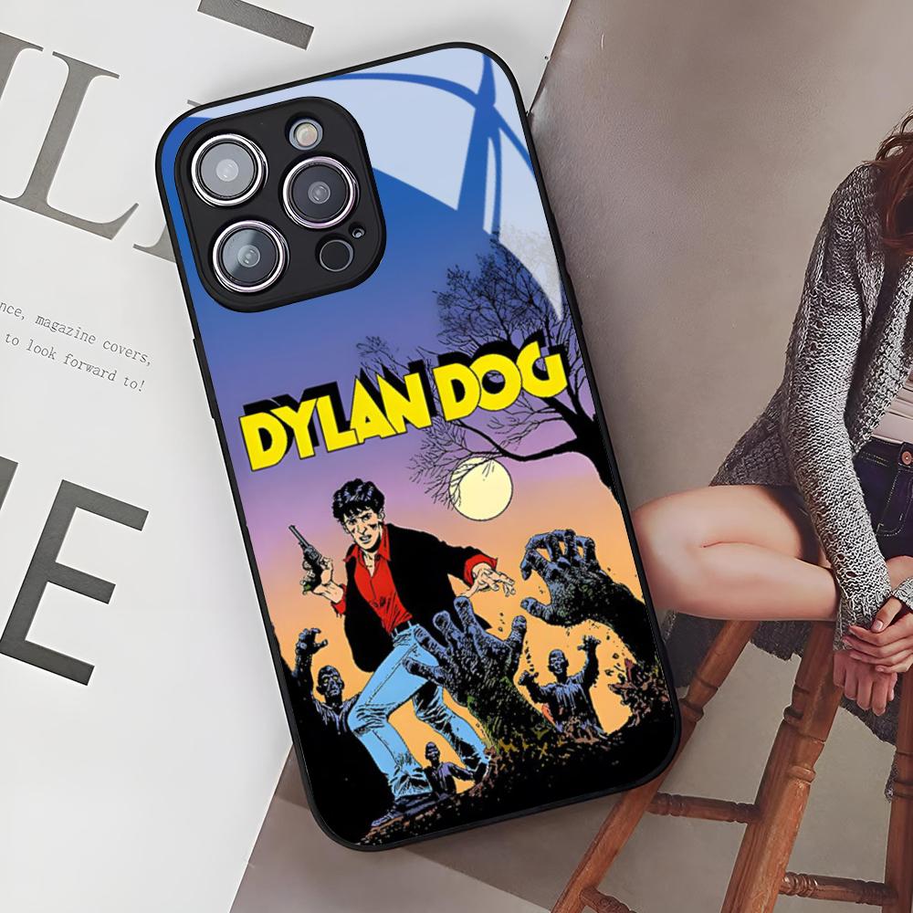 Чехол для телефона Dylan Dog из комиксов для iPhone 17 Air 16 15 14 12 11 13 Pro Max Mini Se Стеклянная крышка