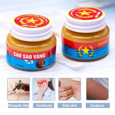 100% оригинальный Вьетнамский крем от ревматизма, бальзам со звездой и красным тигром, мазь от артрита, обезболивающее масло для суставов и тела P0047