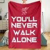 Liverpool Football Club Theme Printed Blanket - Perfect for Couch, Bed, Travel & Outdoor Use | Machine Washable, Cozy & Durable.