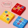 3/12/24 шт. Мини XO Felt Настольная игра Обучающая XO Головоломка Игрушка для малышей Мальчиков Девочек Портативная Дорожная Стратегическая Битва Настольная Игра для 2 Игроков