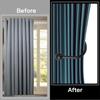 Curtain Holdbacks with Screws for Living Room Bedroom Bathroom, Black