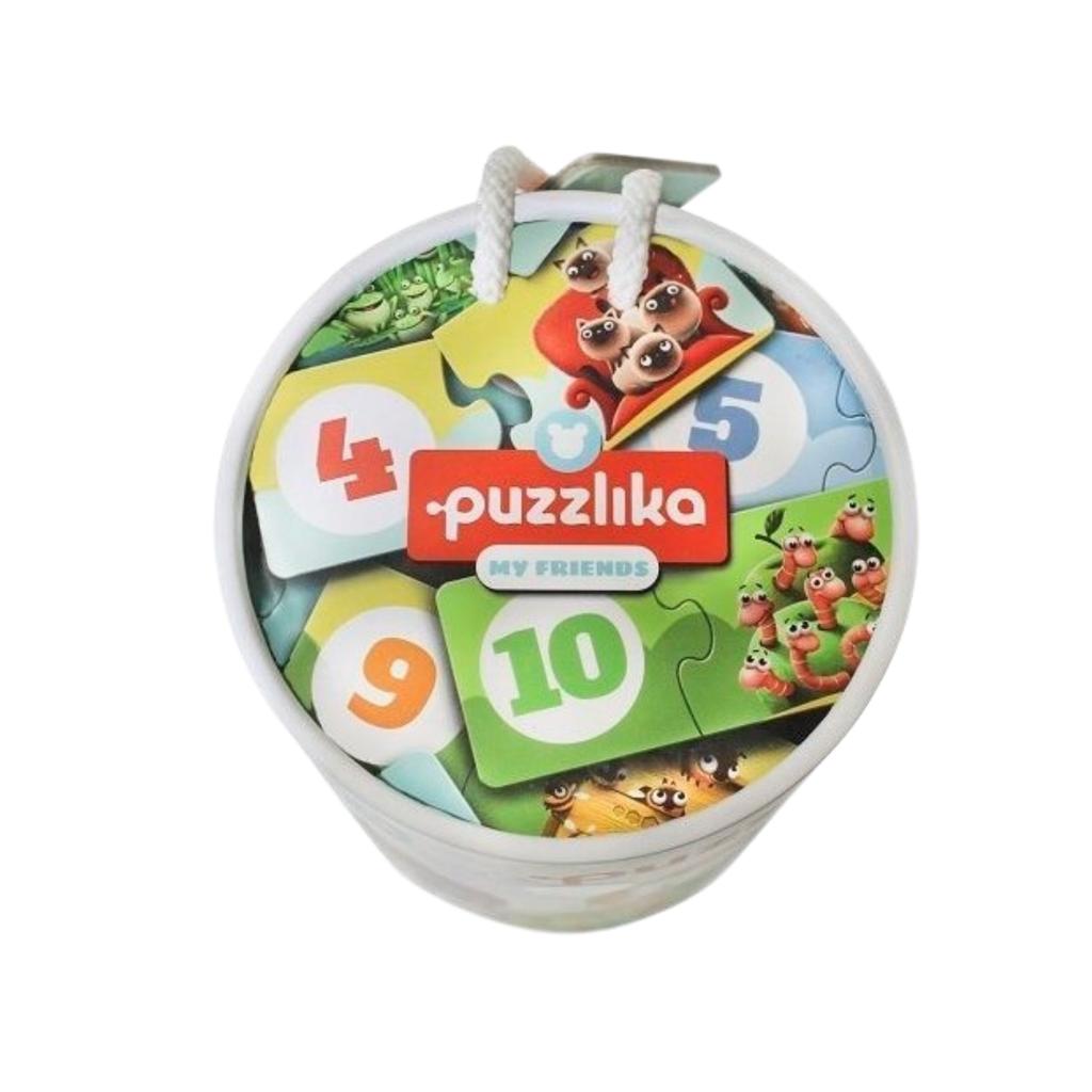 Puzzle Moi Przyjaciele Zwierzątka Nauka Matematyki Liczenie Zestaw