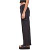 Pantalon cargo - Urban Classics - Femme - Taille haute - Denim extensible - Noir
