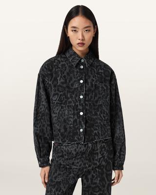Allsaints Nikki Denim Shacket W121Pe-10364