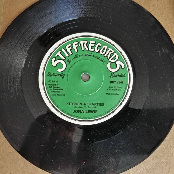 7-дюймовая пластинка JONA LEWIE Youll Always Find Me In The Kitche BUY73 STIFF 1980 UK Танцевальная Электроника Б/у