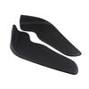 Universal Front Canard Lip Spoiler Bumper Protector Front Guard Aero Set and Matte Black Impact Resistant PP Scratch Resistant Unpainted Aero (Left