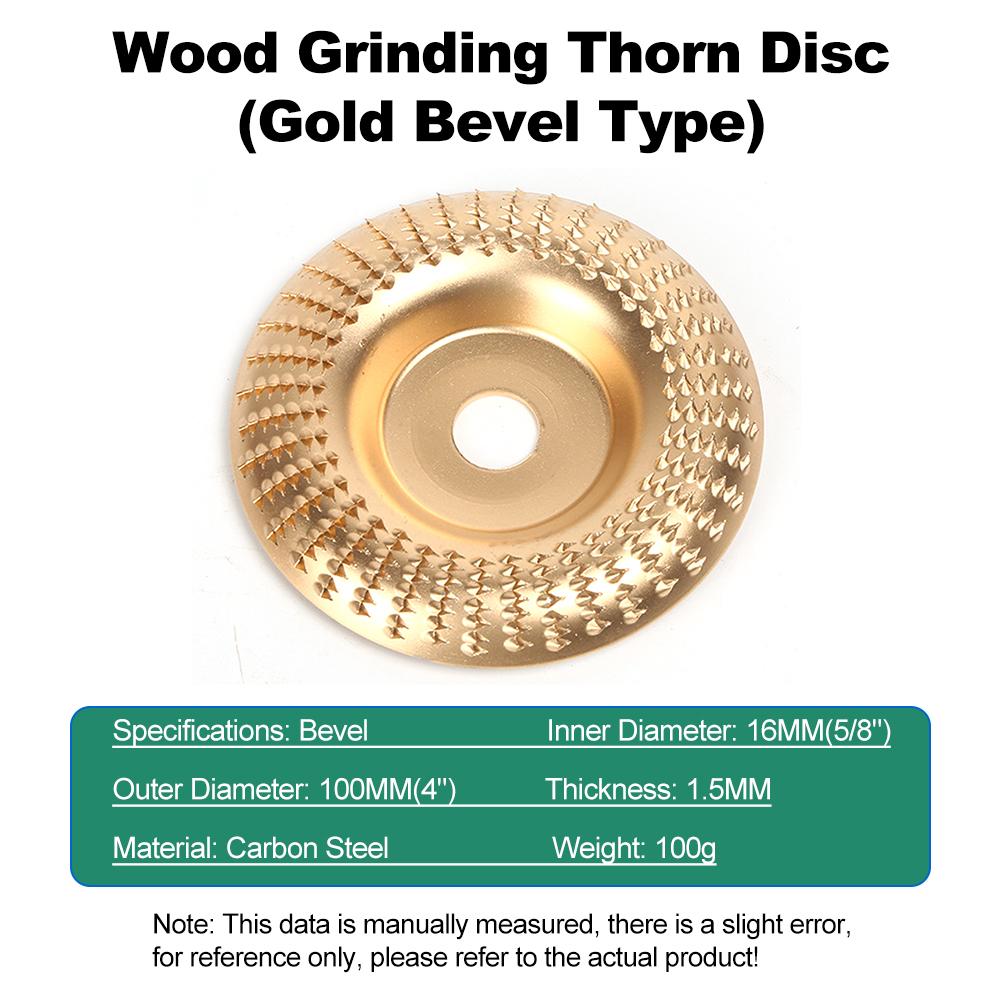 4-дюймовый угловой шлифовальный станок для деревообработки, формовочный круг из высокоуглеродистой стали, диск для обработки дерева, шлифовальная машина для пней