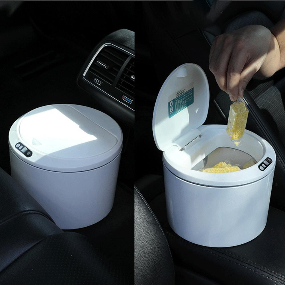 3L Smart Sensor Trash Can Настольный Автоматический Мусорный Бак Ведро Для Хранения Чистое Рабочее Место Кухонный Ящик Для Хранения Домашний Стол Мусорное Ведро