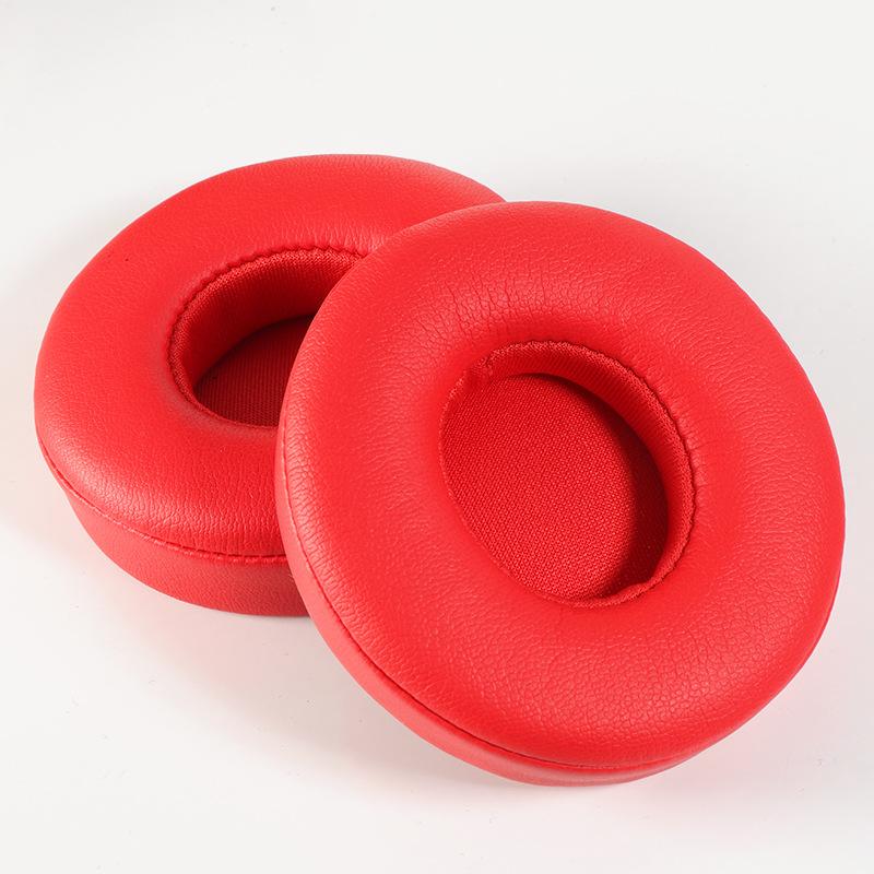 Replacement Protein skin/skin friendly cotton cloth/ Ice gel Memory sponge Earpads for Beats Solo 2 & 3 Wireless Headphones