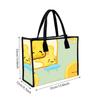 Cute Cheese Pattern Tote Bag Casual Portable Handbag for Daily Shopping Travel Use