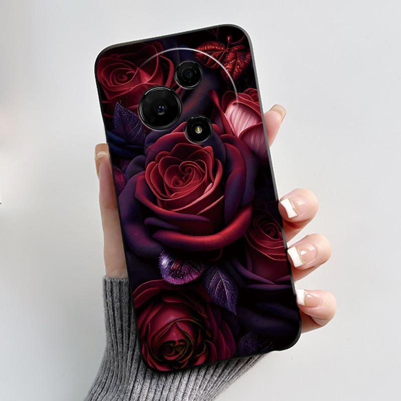Чехол для TCL 60 NxtPaper 4G / TCL 60 SE NxtPaper Чехол Роскошный Дракон Милый Крутой Мальчики Девочки Черный Матовый Мягкий Силикон Задняя Крышка