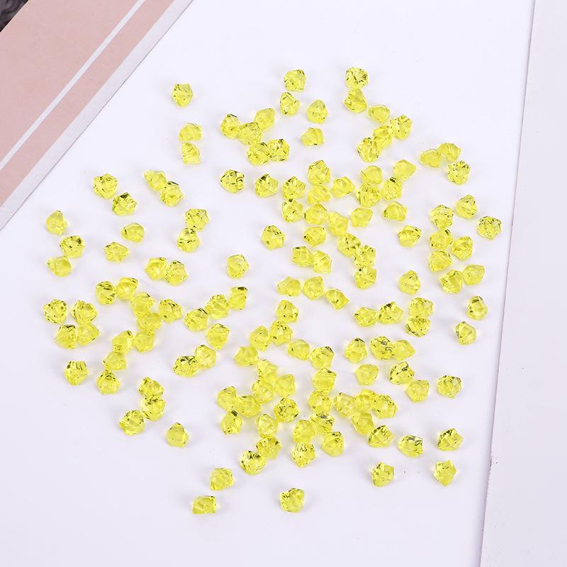 200 шт. красочные аквариумные акриловые камни, кристаллический декор, наполнитель для вазы, галька, аксессуары для аквариума, украшение «сделай сам»