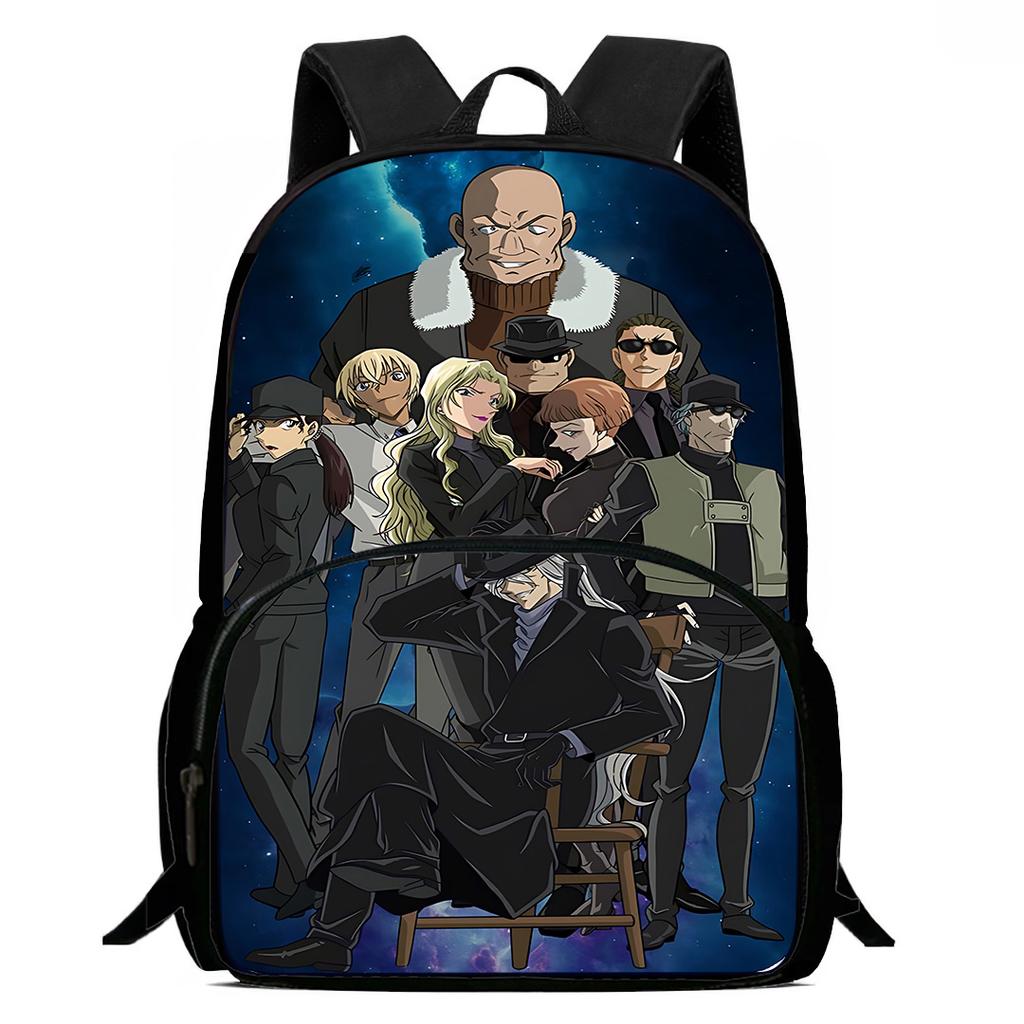 Child Backpacks Anime Detectives Conan Shoulder Bag Pencil Case Pupil Large Capacity School Bags for Boys Girls Best Gift
