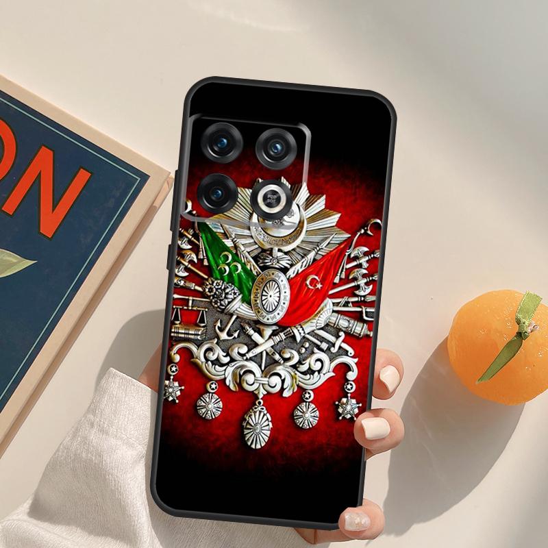 Чехол-визитница с гербом Османской империи для OnePlus 12R 13R 13T 10R 15 13 12 11 10T 8T Nord CE 4 3 2 Lite N20 N30 Nord 5