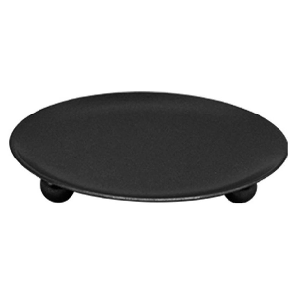 Современный минималистичный круглый железный подсвечник на ножке золотого и черного цвета